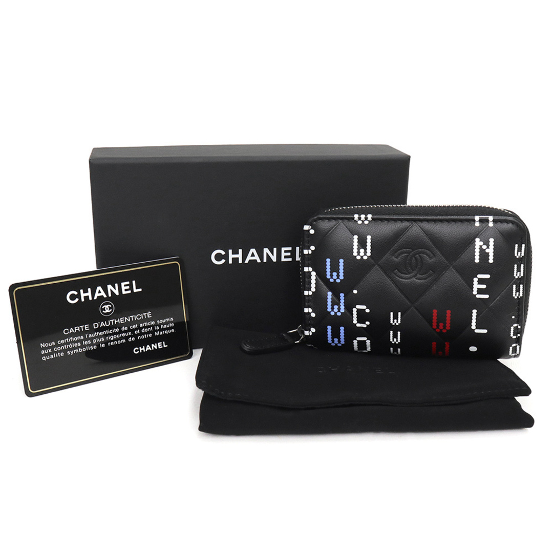 CHANEL - シャネル マトラッセ タイポグラフィー コインケース 小銭