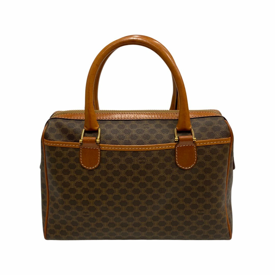 極 美品 CELINE セリーヌ マカダム ブラゾン トリオンフ ロゴ レザー