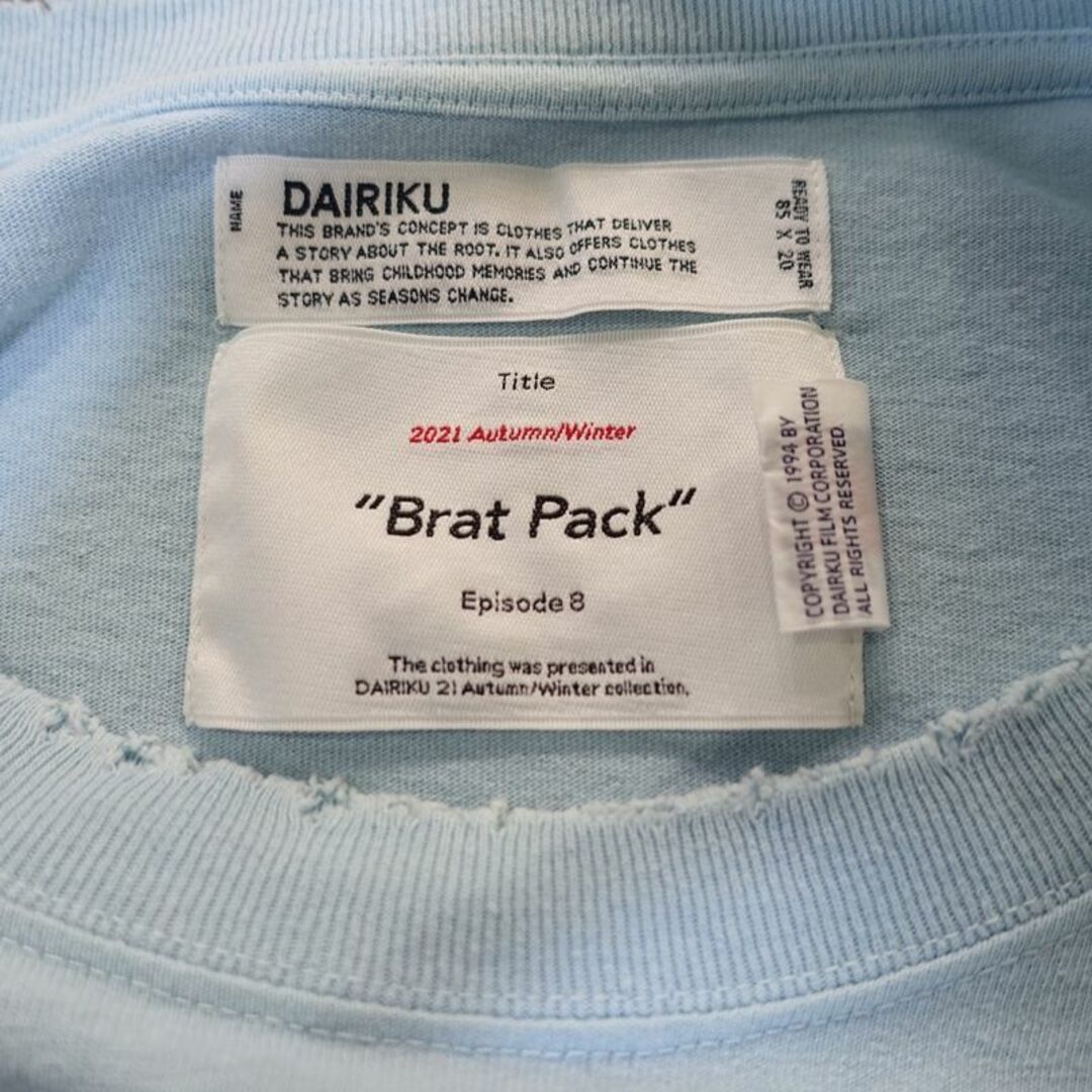 DAIRIKU Brat pack YOUNG Embroidery Tee - Tシャツ/カットソー(七分/長袖)