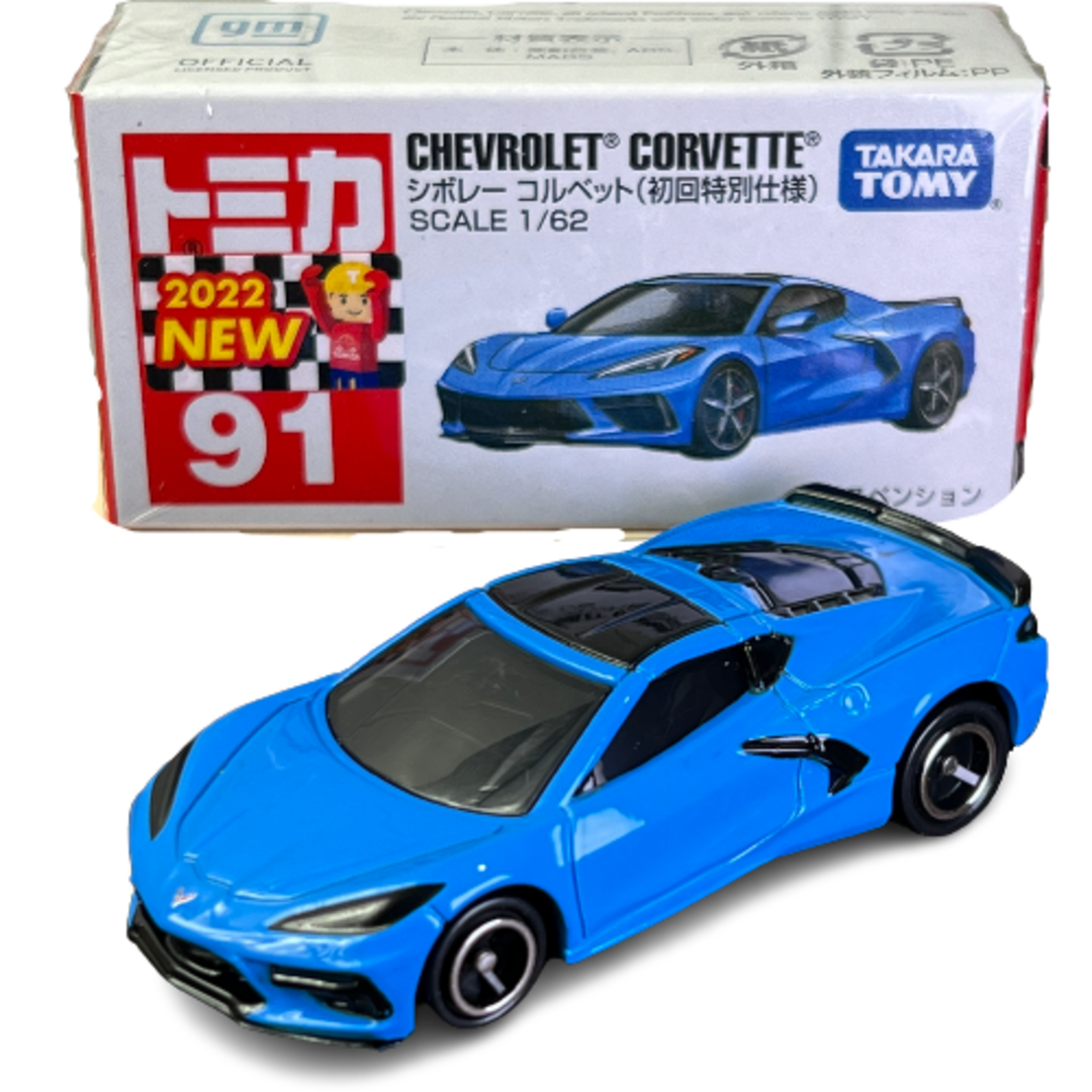 トミカ コルベット・カマロ 初回特別仕様と通常版セット　まとめ売り　開封済み Takara Tomy - トミカ ミニカー No.91 シボレー コルベット