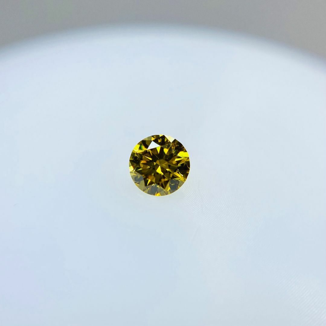 FANCY DEEP YELLOW 0.18ct RD/RT2139/GIA