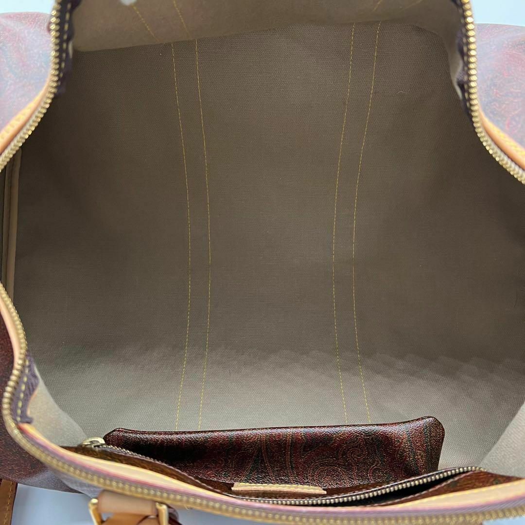 ETRO ✨️美品✨ETRO ペイズリー柄 ボストンバッグ ブラウン PVC ショルダーの通販 by shop| エトロならラクマ ETRO◆ボストンバッグ PVC ブラウン ペーズリー