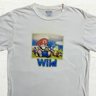 LPY キャラT ビンテージ 古着   白 Wiid 大麻　ガンジャ　マリファナ(Tシャツ/カットソー(半袖/袖なし))