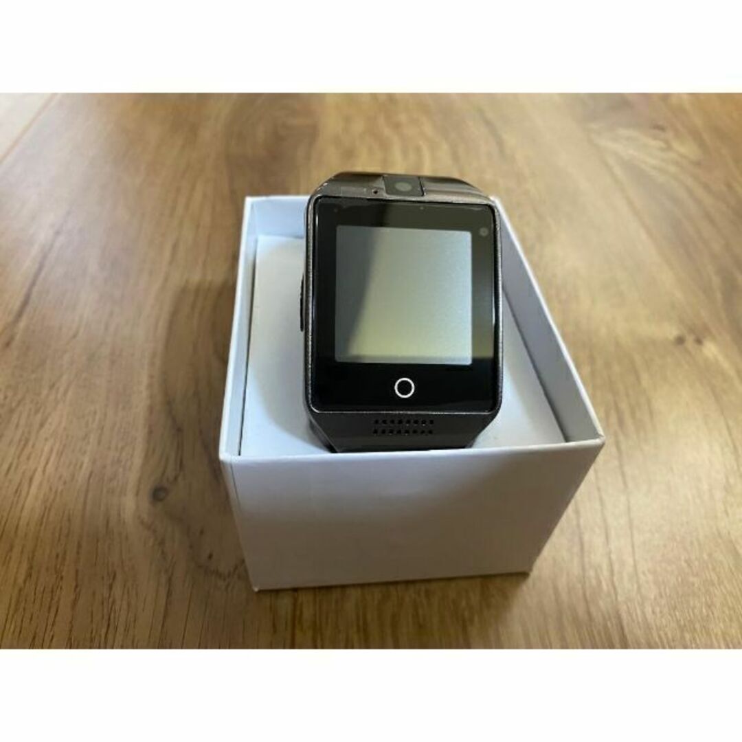 Q18　スマートウォッチ　最安　黒　Bluetooth　ギフト　時計　おすすめ メンズの時計(腕時計(デジタル))の商品写真