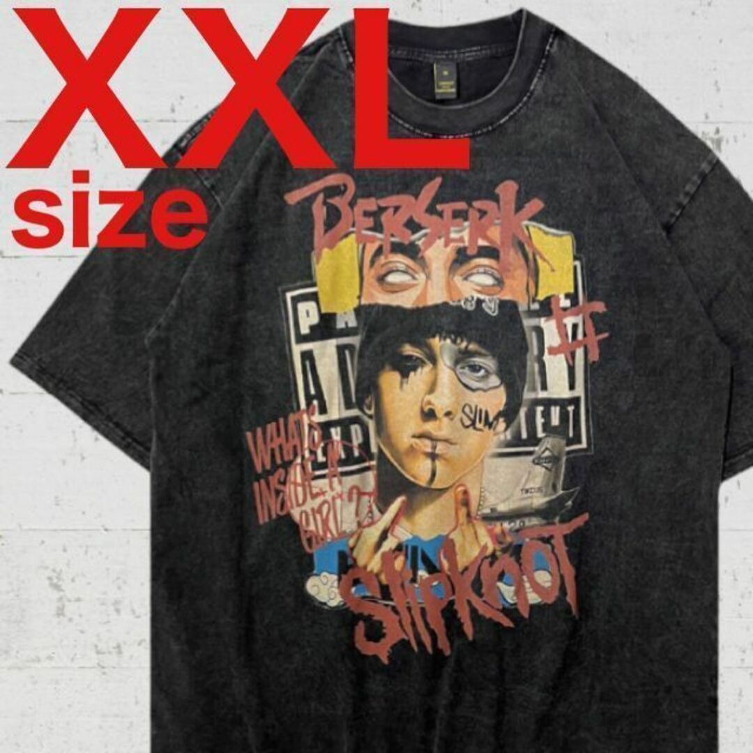 【希少】EMINEM（エミネム）半袖　ラップ　アート　Tシャツ　ブラック　XXL