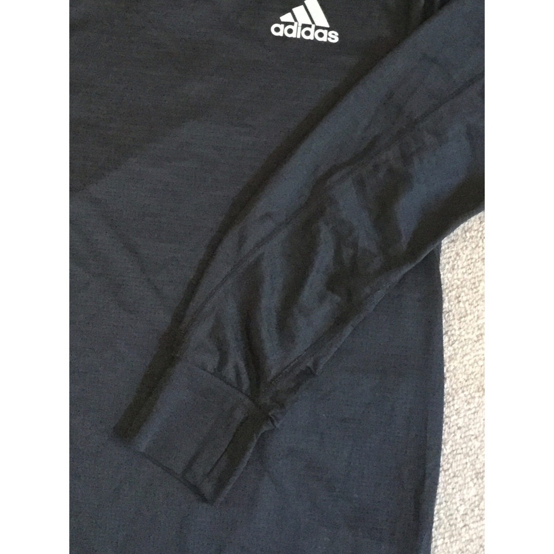 adidas(アディダス)のAddidas  ランニング用長袖Tシャツ(黒) メンズのトップス(Tシャツ/カットソー(七分/長袖))の商品写真