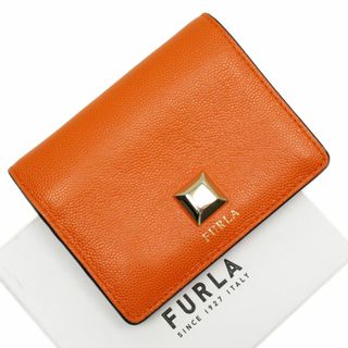 フルラ(Furla)のフルラ Furla 二つ折り財布 レザー オレンジ レディース 送料無料【中古】 g3747a(財布)