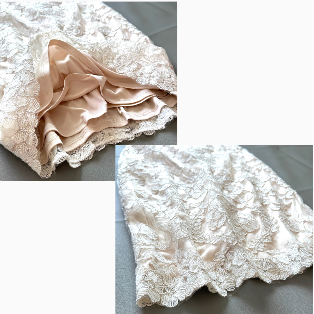 TADASHI SHOJI】 オフショルダーデザイン チュール レース ドレス