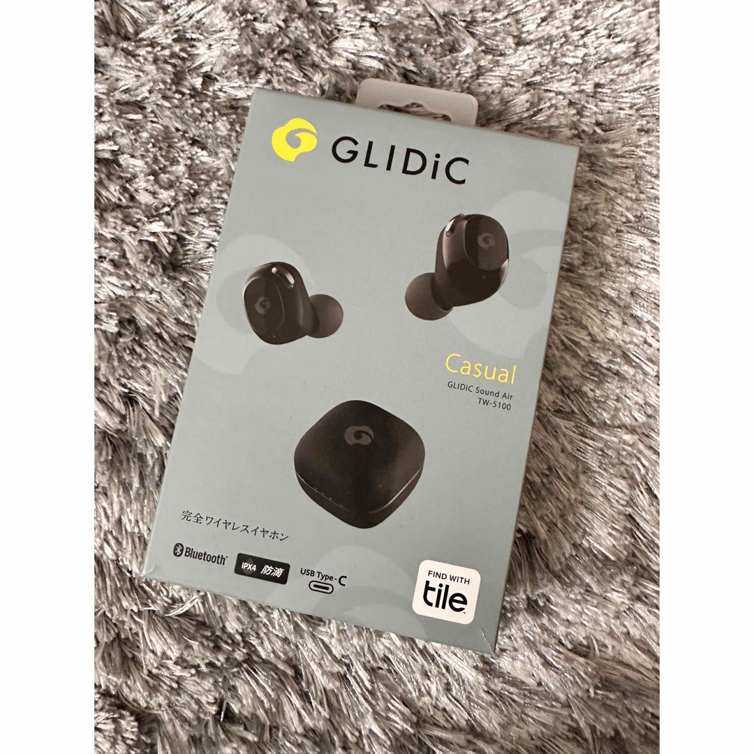 GLIDiC(グライディック)のGLIDiC 完全ワイヤレスイヤホン SB-WS57-MRTW/BK スマホ/家電/カメラのオーディオ機器(ヘッドフォン/イヤフォン)の商品写真