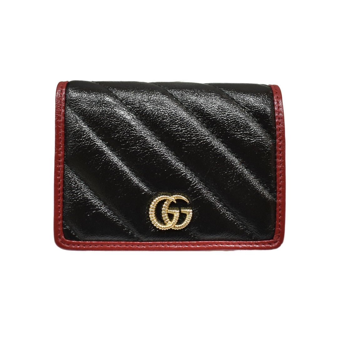 Gucci - 【箱、布袋あり】GUCCI グッチ GGマーモント二つ折り財布