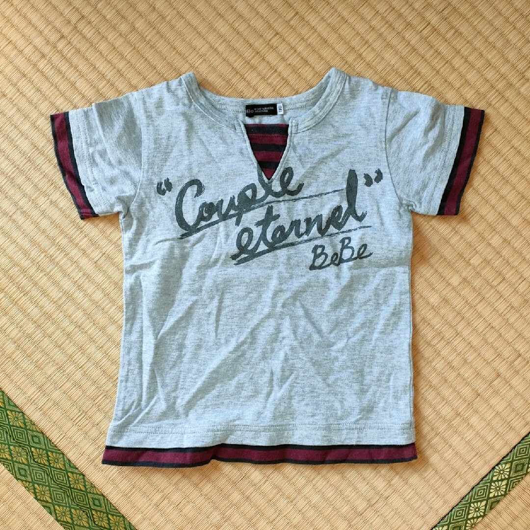 BeBe(ベベ)のBeBe 重ね着風Tシャツ110 キッズ/ベビー/マタニティのキッズ服男の子用(90cm~)(Tシャツ/カットソー)の商品写真