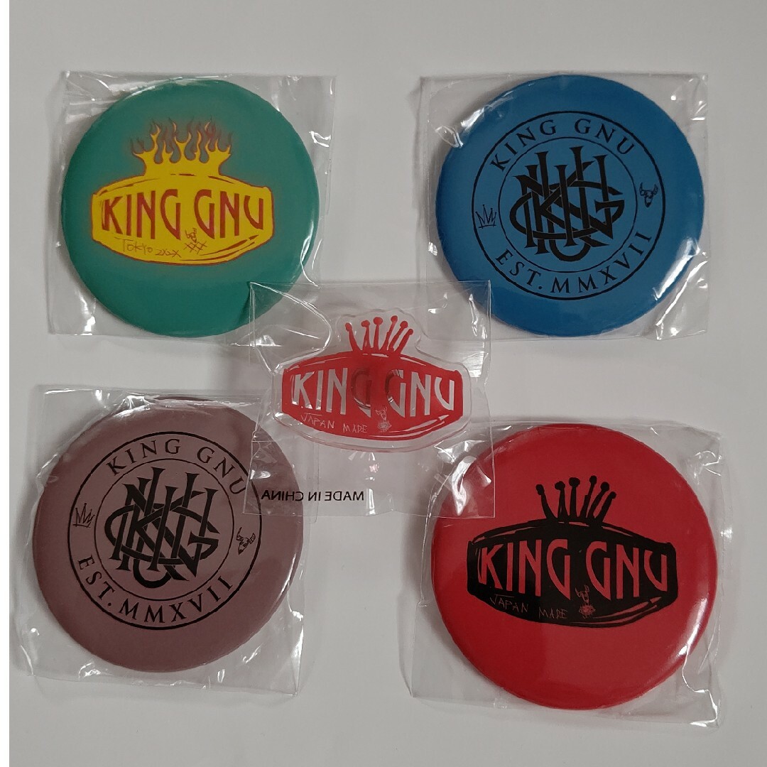 KingGnu アクリルピンズ 缶バッチの通販 by yuki's shop｜ラクマ