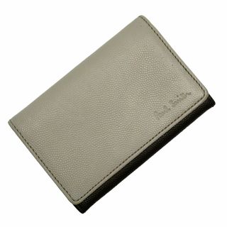 ポールスミス(Paul Smith)のポール スミス Paul Smith カードケース レザー ベージュ ユニセックス 送料無料【中古】 t18877a(パスケース/IDカードホルダー)