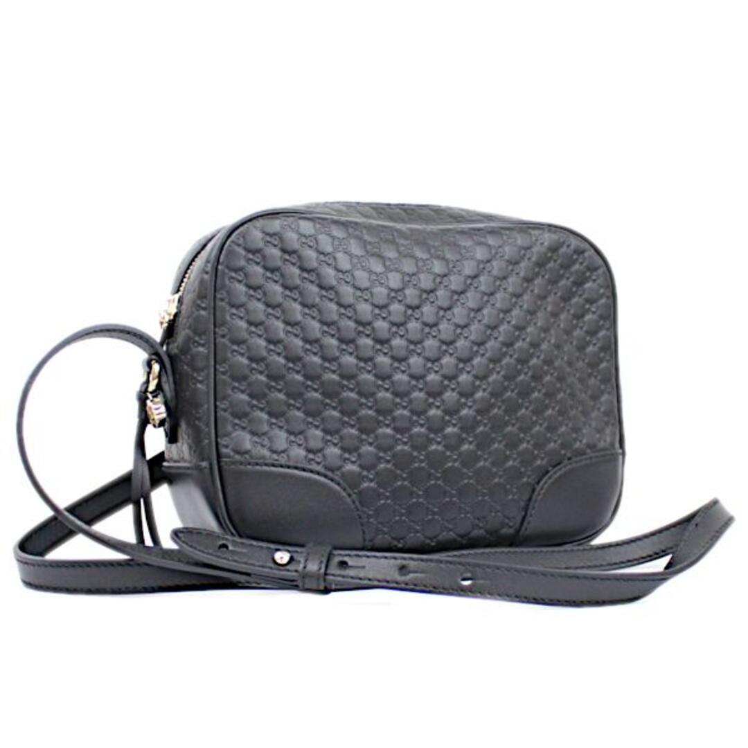 Gucci - グッチ マイクログッチシマ レザー ブラック 黒 ショルダー