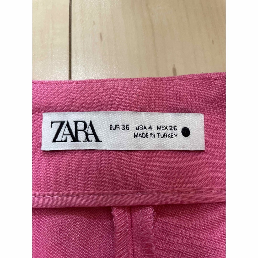 ZARA(ザラ)のZARA ザラ パンツ ピンク 36 M レディースのパンツ(カジュアルパンツ)の商品写真