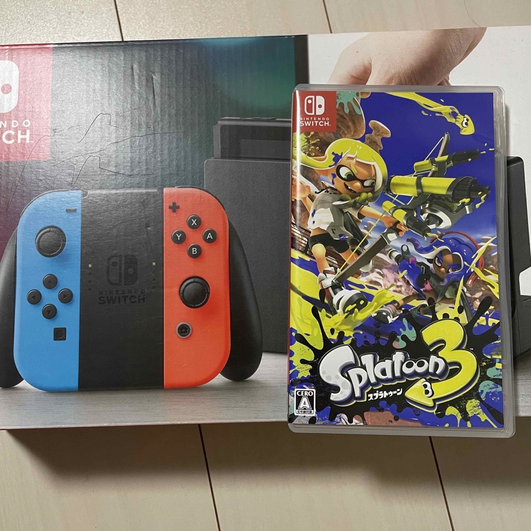 Nintendo switch 本体＋ケース+スプラトゥーン3+プロコンセット