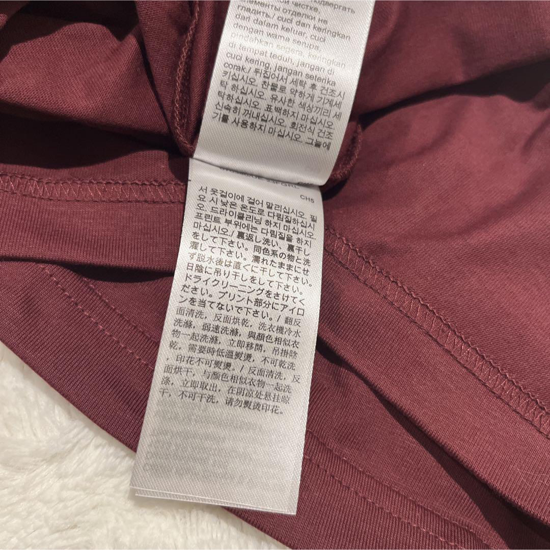 Calvin Klein(カルバンクライン)のカルバンクライン メンズ tシャツ ボルドー L 新品 Calvin Klein メンズのトップス(Tシャツ/カットソー(半袖/袖なし))の商品写真