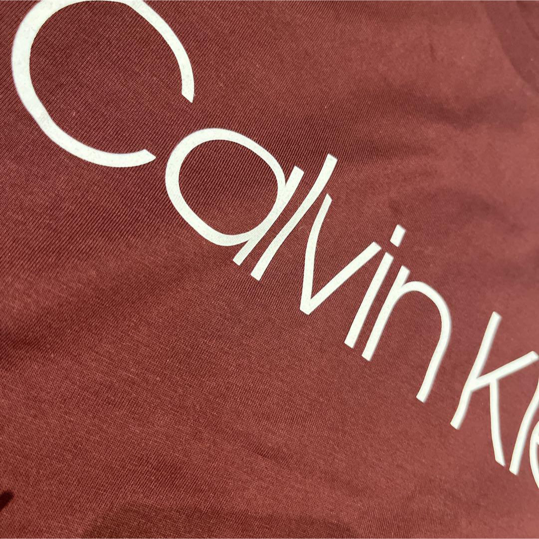 Calvin Klein(カルバンクライン)のカルバンクライン メンズ tシャツ ボルドー L 新品 Calvin Klein メンズのトップス(Tシャツ/カットソー(半袖/袖なし))の商品写真