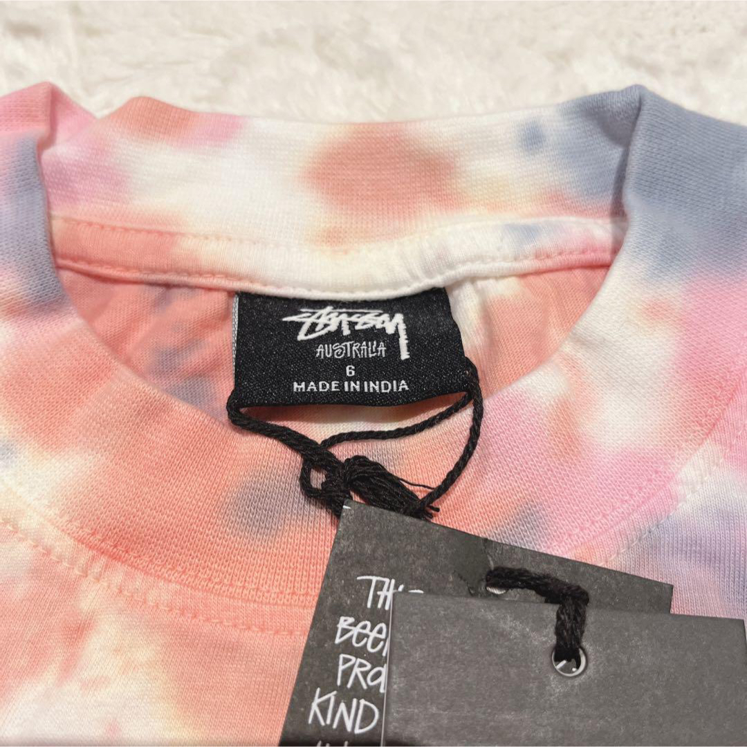 STYSSY 柄 tシャツ クロップド ショート丈 海外限定モデル XS