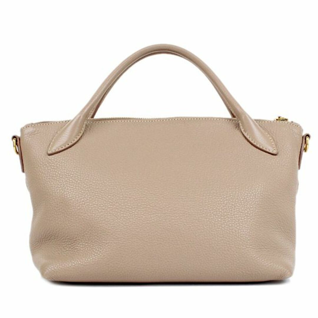 美品✨プラダ ヴィッテロ トートバッグ グレージュ レザー 肩掛け