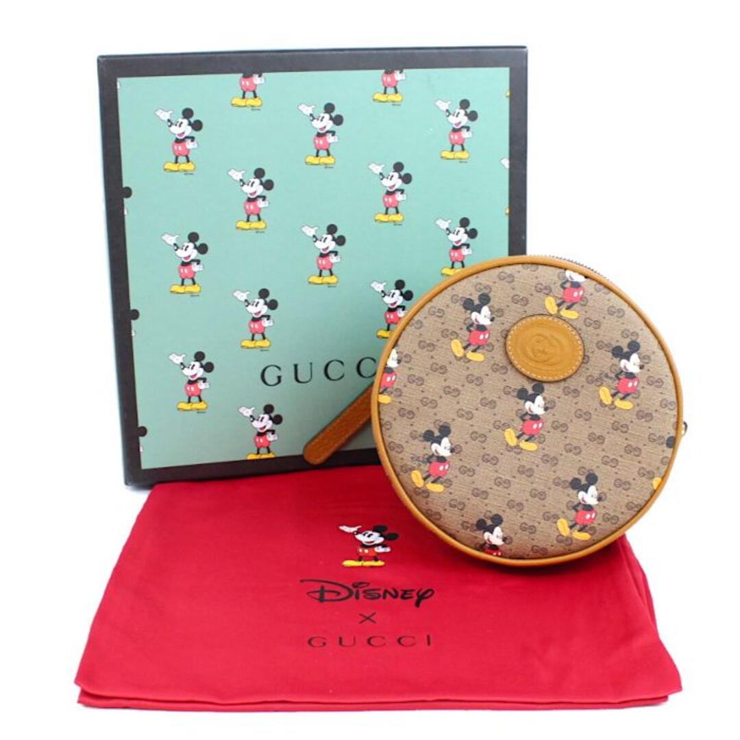 Gucci(グッチ)の美品 グッチ ミニGG ディズニー ミッキー PVC 茶 バックパック リュック レディースのバッグ(ショルダーバッグ)の商品写真