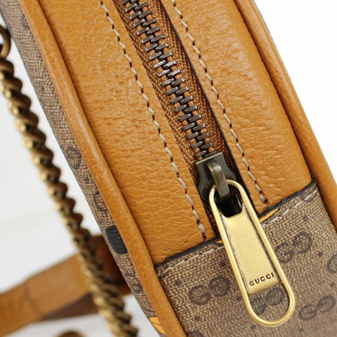 Gucci(グッチ)の美品 グッチ ミニGG ディズニー ミッキー PVC 茶 バックパック リュック レディースのバッグ(ショルダーバッグ)の商品写真