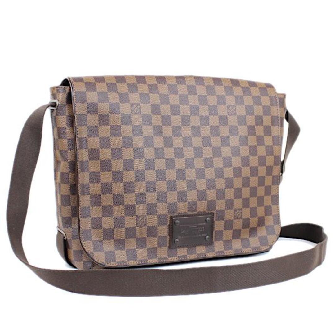 LOUIS VUITTON ブルックリンMM ショルダーバッグ ダミエ エベヌ