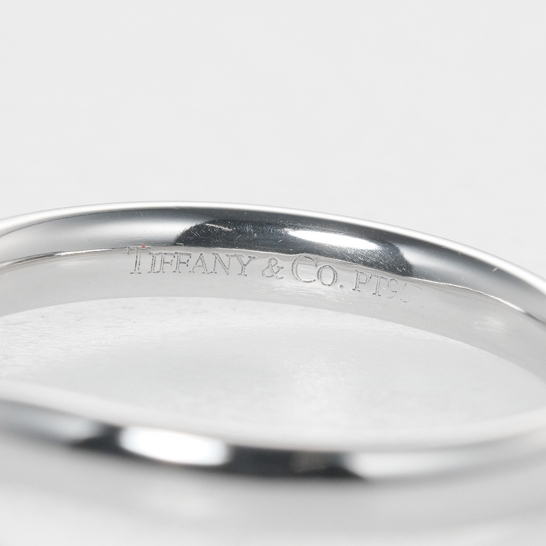 【TIFFANY&Co.】ティファニー カーブド バンド 6.07g 3mm Pt950プラチナ 16.5号 メンズ リング・指輪