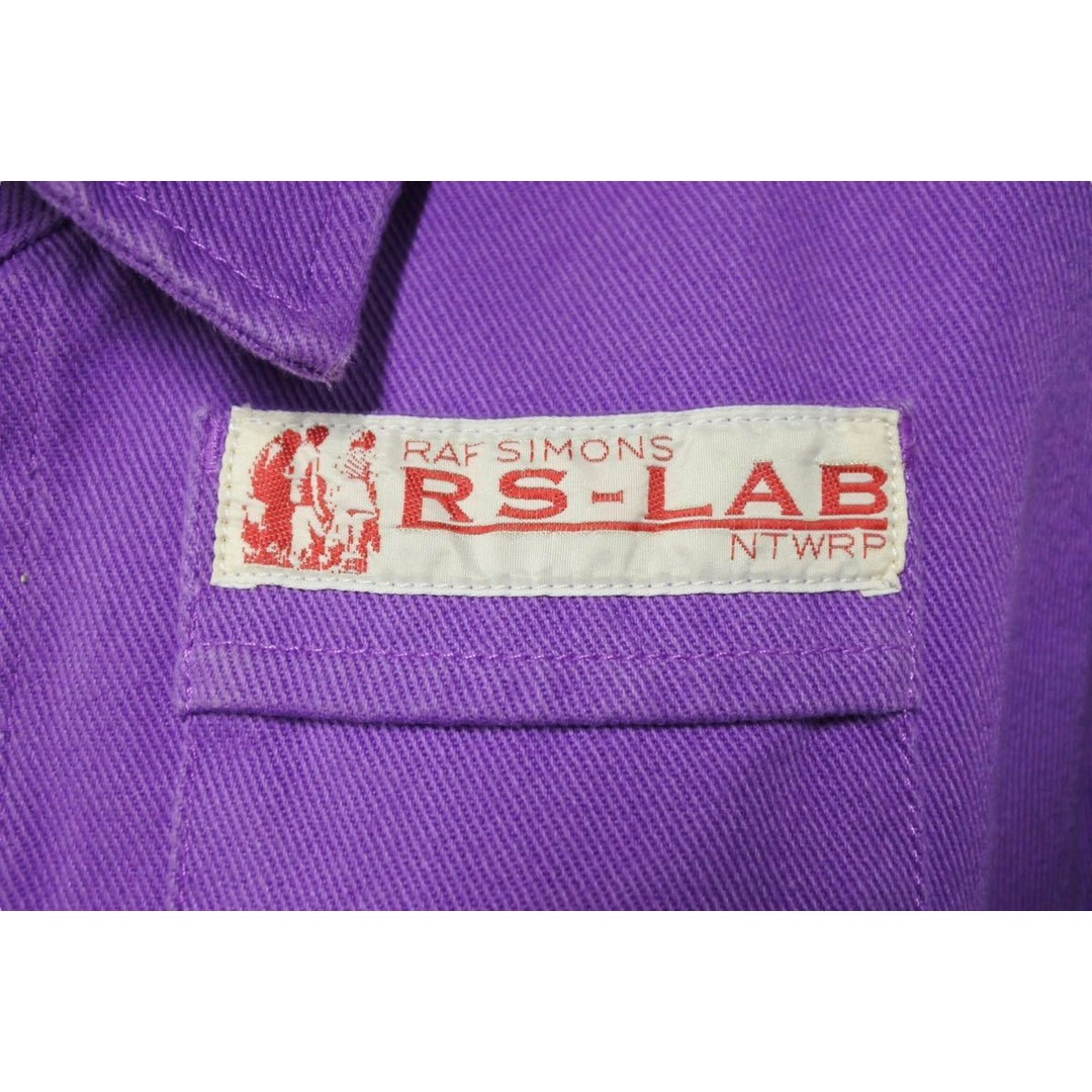 RAF SIMONS ラフシモンズ 20SS SLIM FIT DENIM SHIRT RF0195271 RS-LAB パープル デニム サイズM  美品 中古 23624