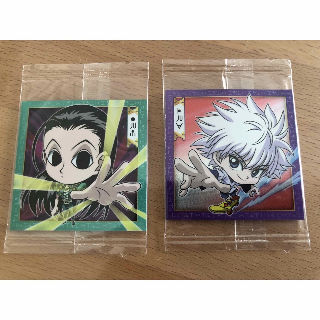 イルミ　キルア　HUNTER×HUNTER  ウエハース　第一弾　シール エンタメ/ホビーのアニメグッズ(その他)の商品写真