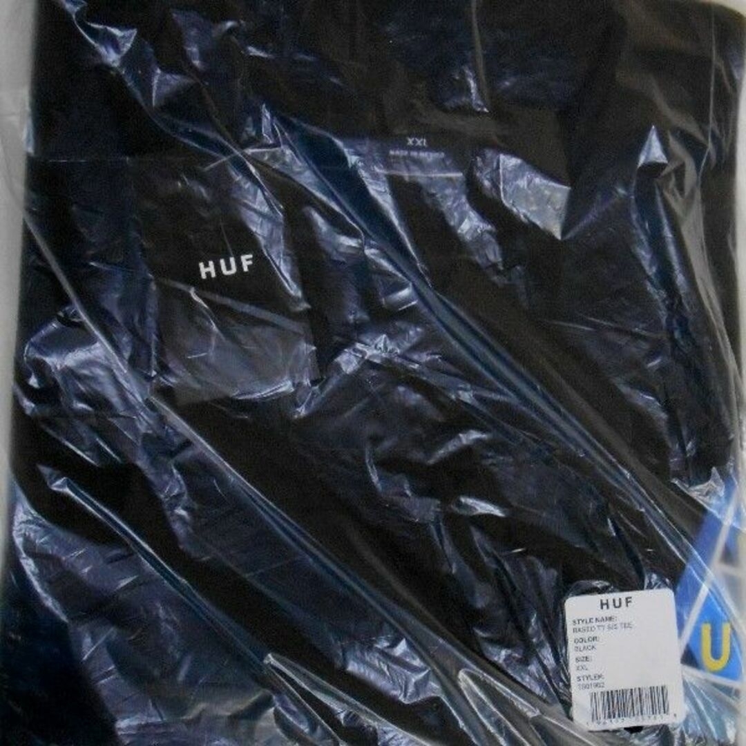 HUF(ハフ)のHUF*ハフ*US:XXL[BASED TT]ブラックプリントTシャツ メンズのトップス(Tシャツ/カットソー(半袖/袖なし))の商品写真