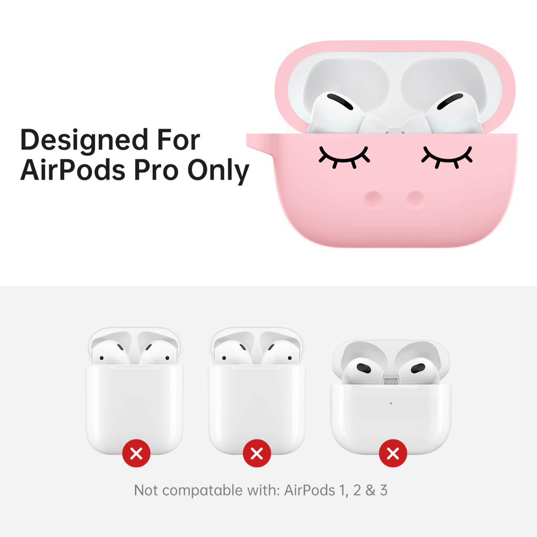 ☘️値下げ中☘️ AirPods Pro ケース エアーポッズ イヤホンケース スマホ/家電/カメラのオーディオ機器(ヘッドフォン/イヤフォン)の商品写真