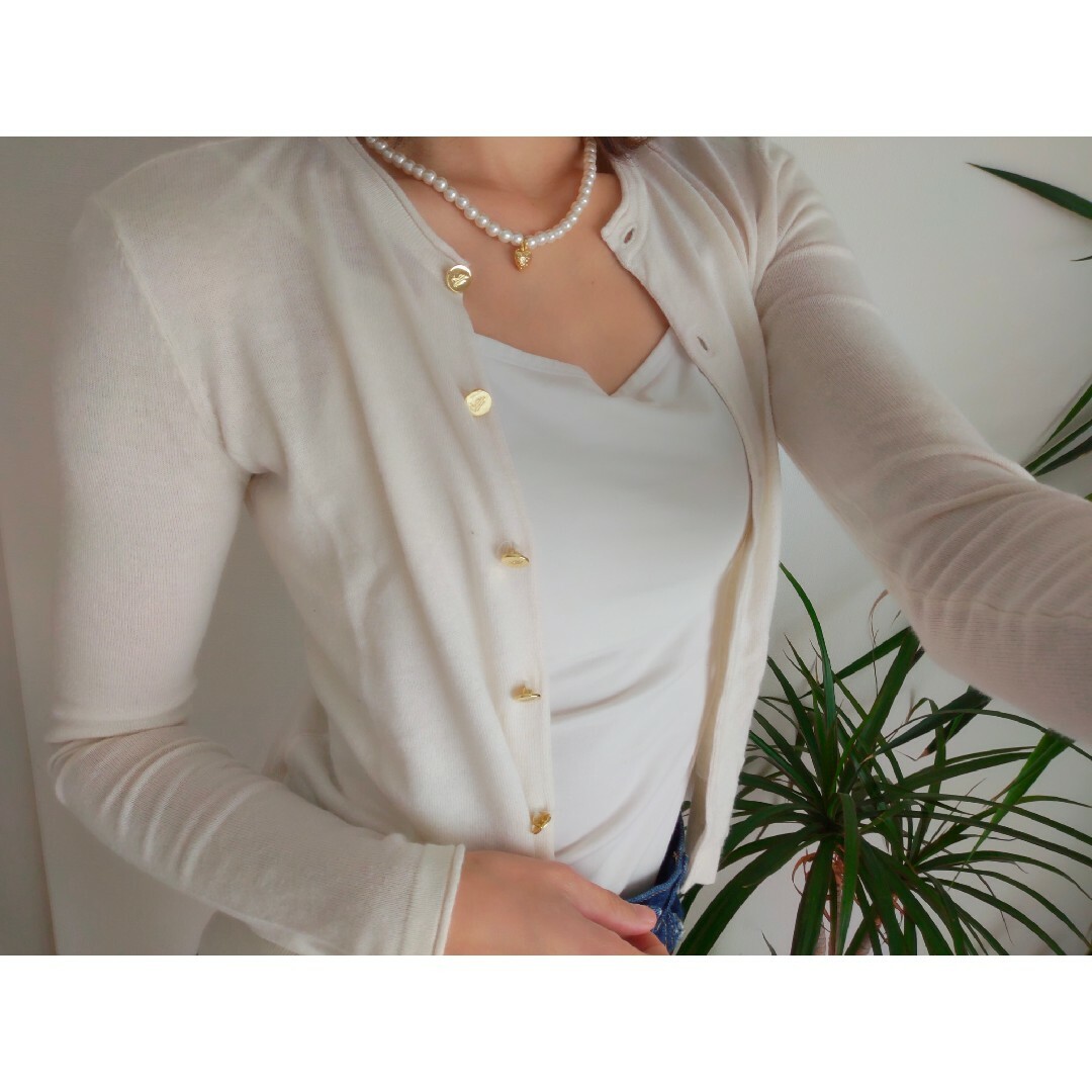 POLO RALPH LAUREN - ローレン♡レーヨン混の薄手ニットカーディガン