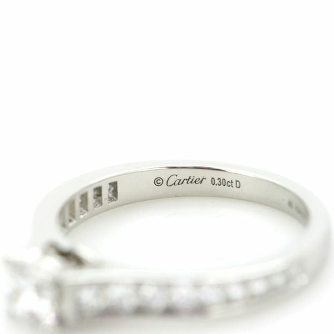 Cartier(カルティエ)のカルティエ ソリテール 0.30ct F-VVS2-EX ダイヤリング ♯46 レディースのアクセサリー(リング(指輪))の商品写真