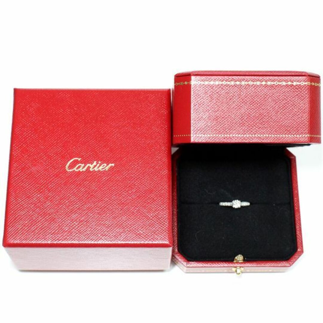 Cartier(カルティエ)のカルティエ ソリテール 0.30ct F-VVS2-EX ダイヤリング ♯46 レディースのアクセサリー(リング(指輪))の商品写真