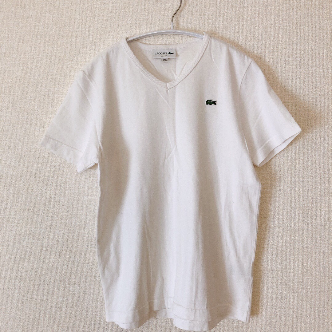 LACOSTE(ラコステ)のラコステ　Ｖネック 半袖Tシャツ レディースのトップス(Tシャツ(半袖/袖なし))の商品写真