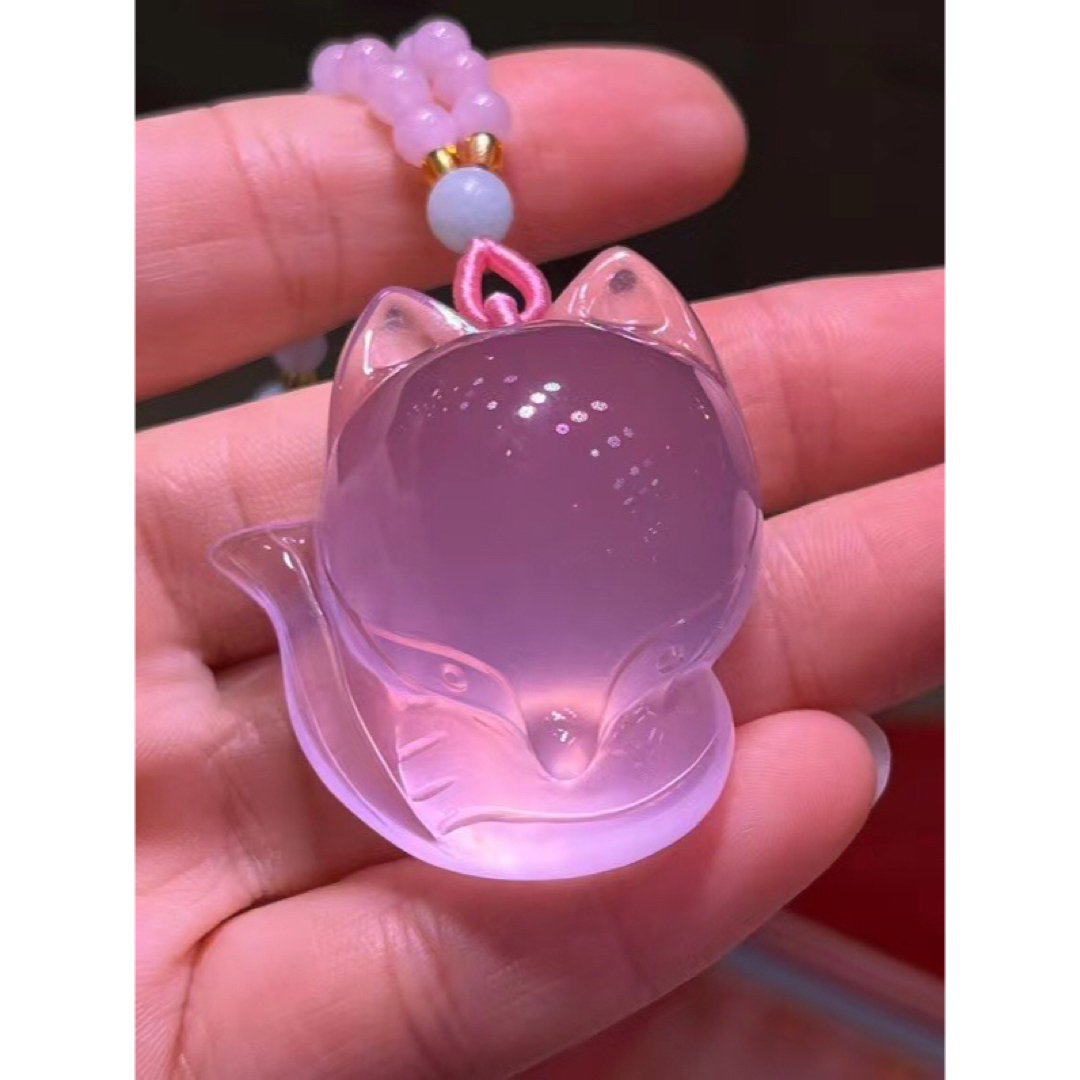 ⭐︎【天然】スター ローズクォーツ ネックレス 38g | www.proesmin.com