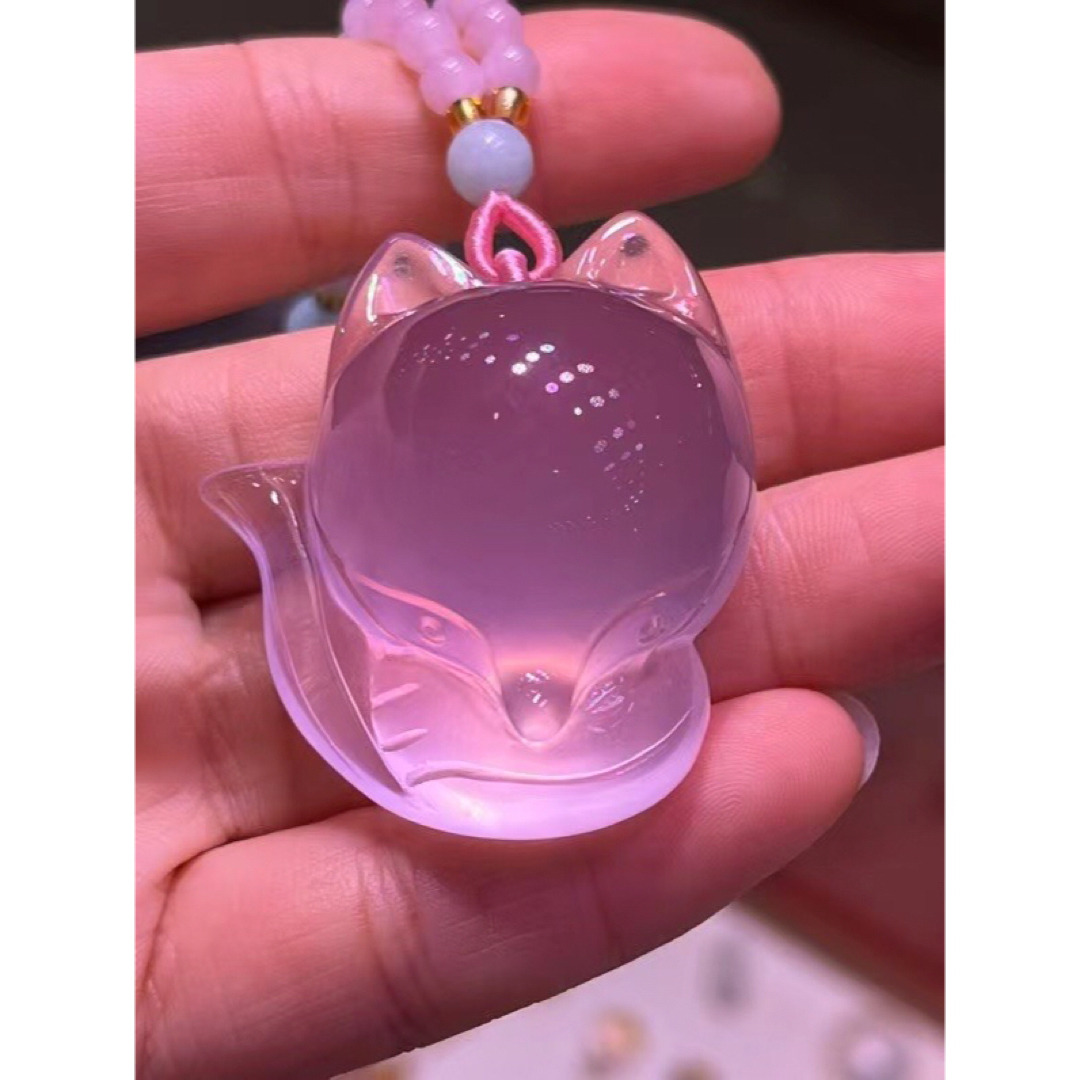 ⭐︎【天然】スター ローズクォーツ ネックレス 38g - www.top4all.pl