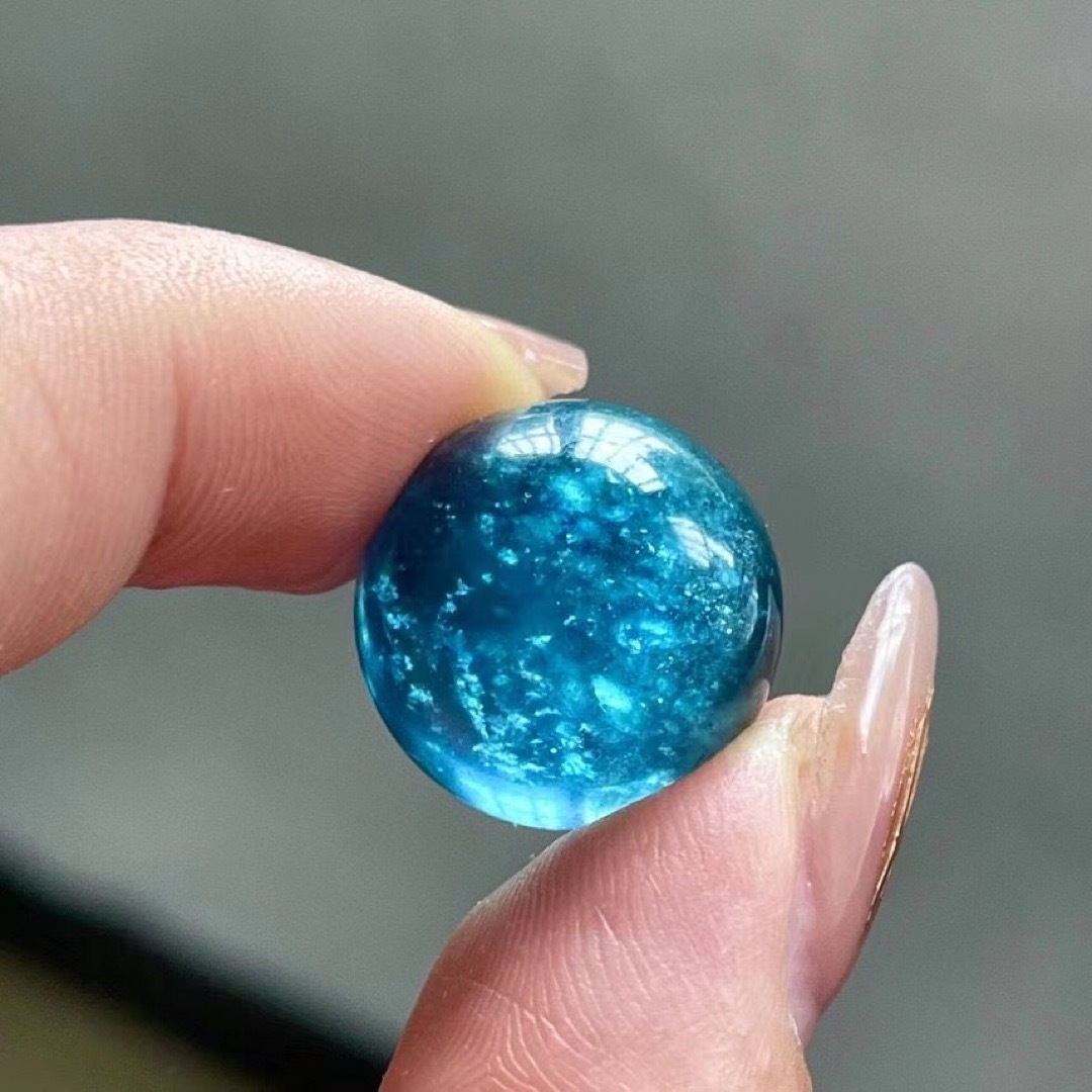 ⭐︎【天然】アクアマリン 丸玉 17.7mm