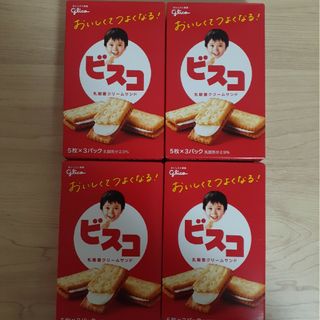 グリコ(グリコ)のglico グリコ ビスコ 4箱(菓子/デザート)