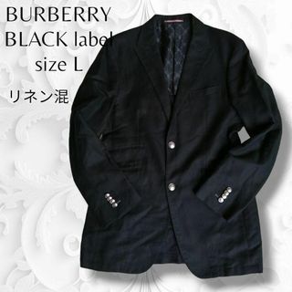 バーバリーブラックレーベル(BURBERRY BLACK LABEL)のBURBERRY BLACK label リネン混 ブレザー(テーラードジャケット)