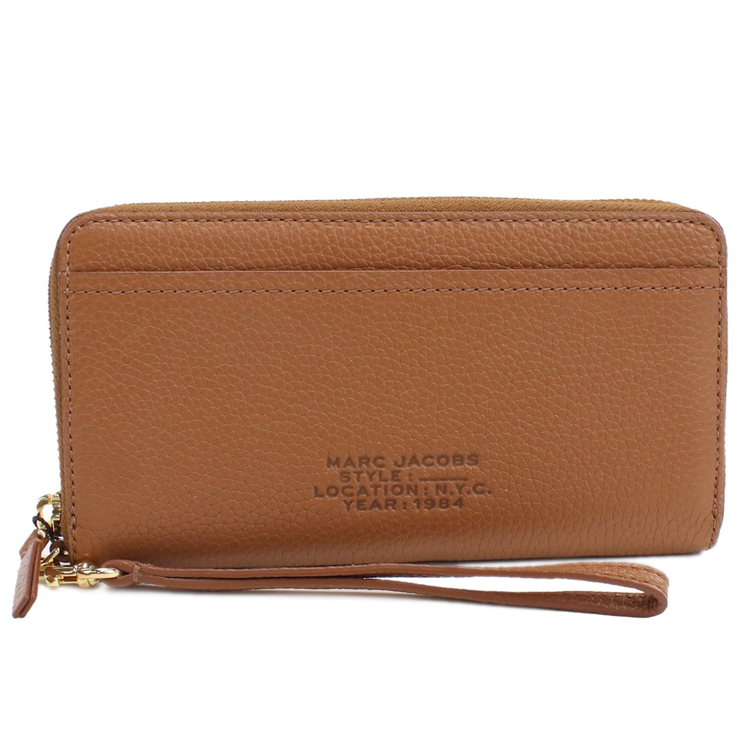 MARC JACOBS マークジェイコブス THE CONTINENTAL WRISTLET S131L01RE22 長財布ラウンドファスナー ARGAN OIL ブラウン系 レディース