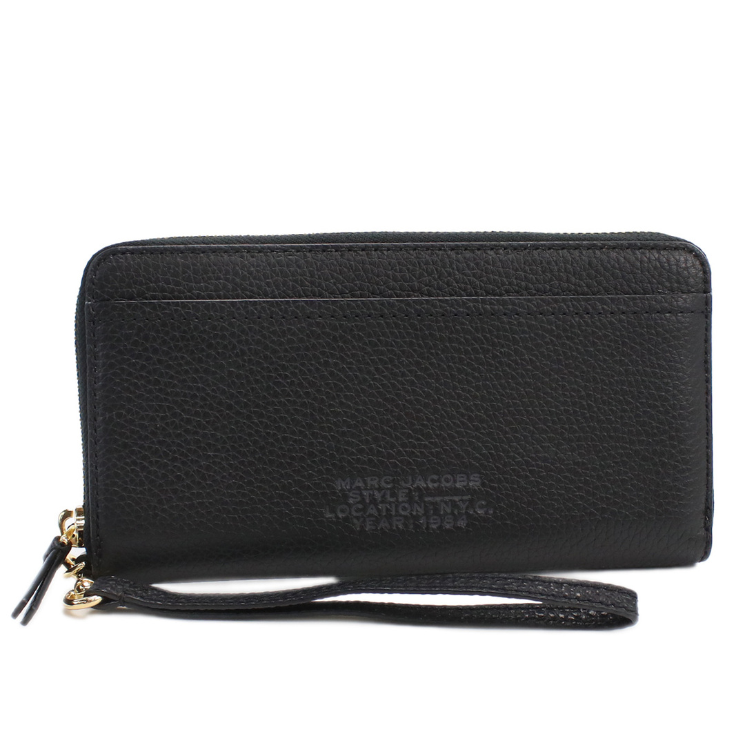 MARC JACOBS マークジェイコブス THE CONTINENTAL WRISTLET S131L01RE22 長財布ラウンドファスナー BLACK ブラック レディース