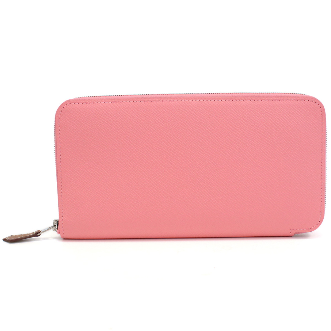 HERMES エルメス アザップL シルクイン 長財布 ROSE CONFITIE ピンク系