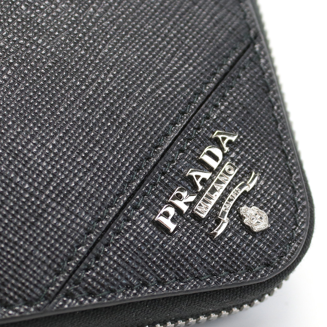 PRADA プラダ 2ML317 長財布ラウンドファスナー NERO ブラック メンズ