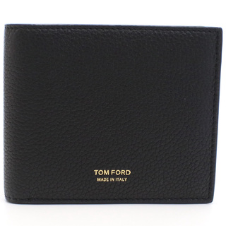 トムフォード(TOM FORD)のTOM FORD トムフォード Y0228T 二つ折り財布 ブラック メンズ(折り財布)