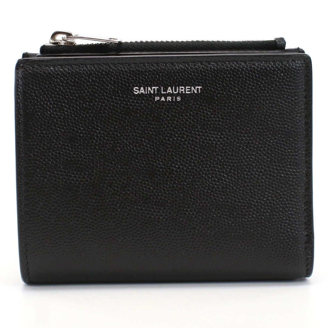 SAINT LAURENT サンローラン 575789 二つ折り財布 ブラック メンズ