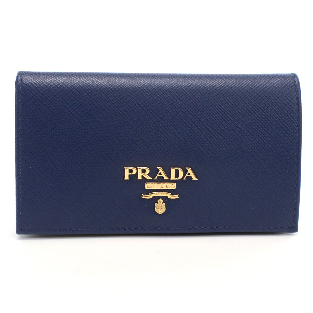 PRADA プラダ 1MV020 二つ折り財布 BLUETTE ブルー系 レディース