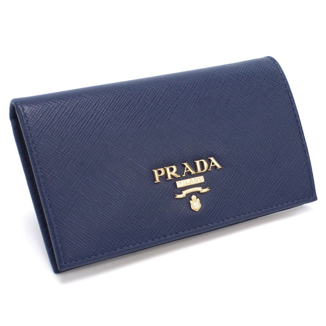 PRADA プラダ 1MV020 二つ折り財布 BLUETTE ブルー系 レディース