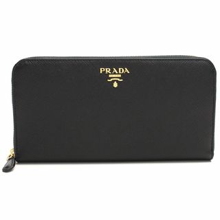 プラダ(PRADA)のPRADA プラダ 1ML506 長財布ラウンドファスナー NERO　ブラック レディース(財布)